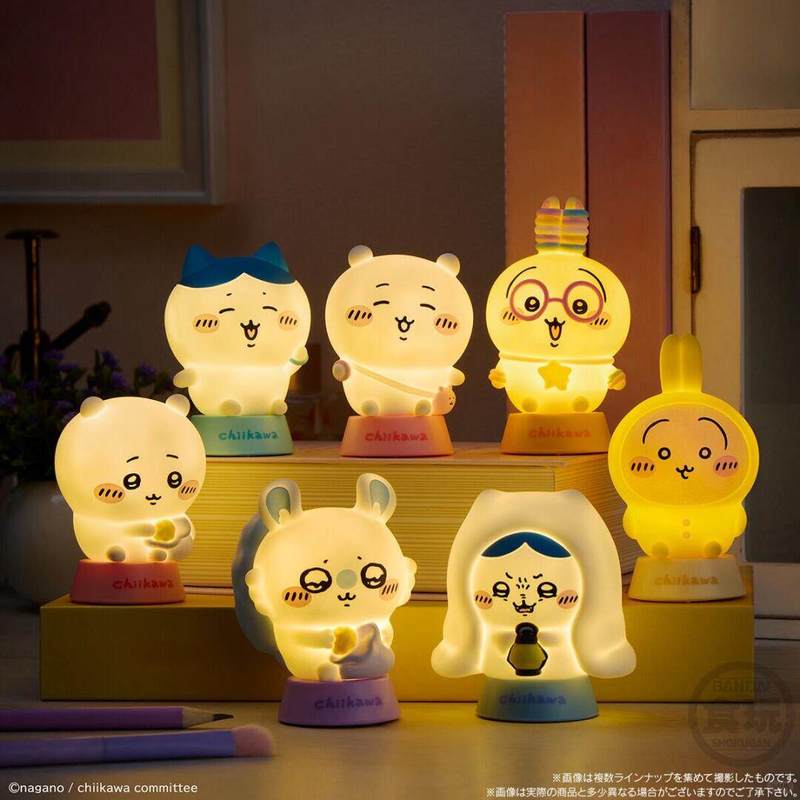 Desk Setup Lamp - Ночник-фигурка Bandai Chiikawa: Шокуган Усаги Хачиварэ
