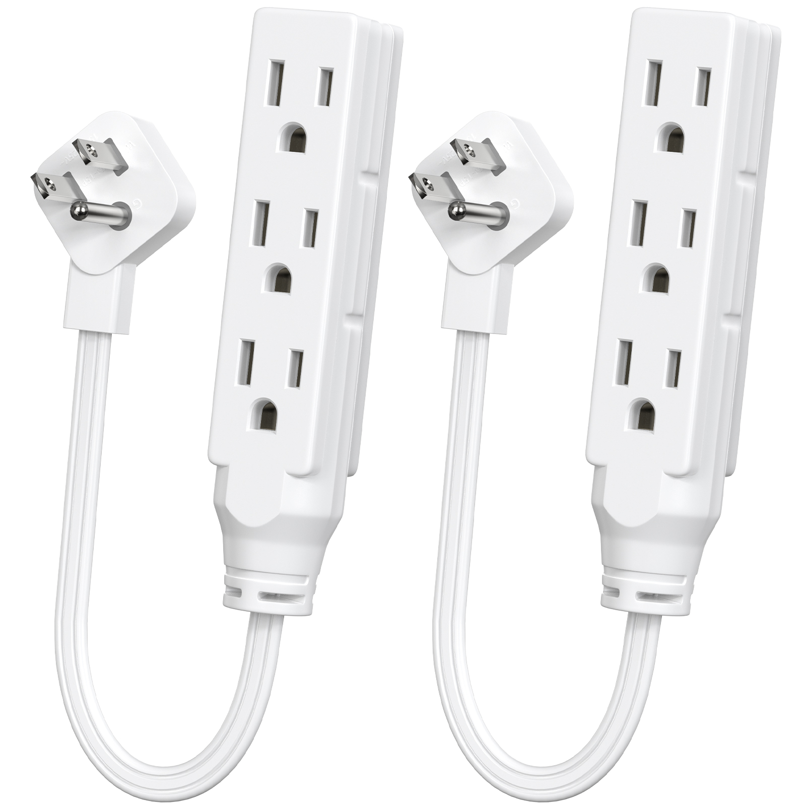 Power Strip Flat - Удлинитель с тремя розетками и плоским