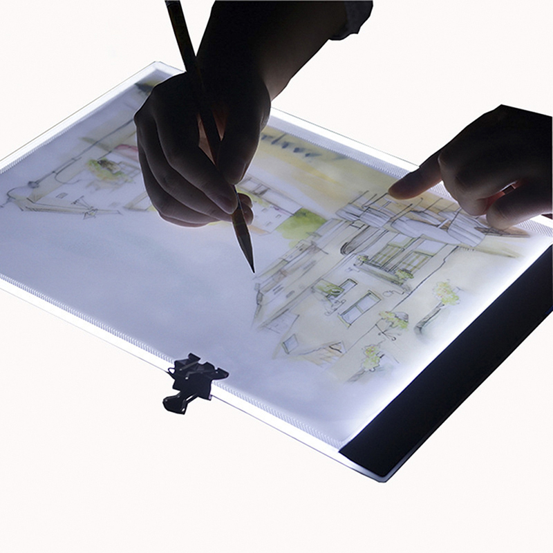 Desk Setup Lamp - A5 светодиодный планшет для рисования, тонкий