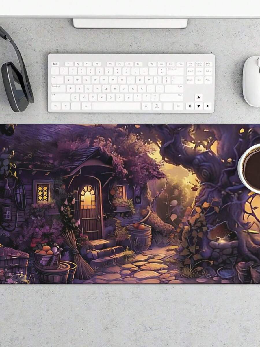 Work Desk Home Setup - Большой игровой коврик для мыши с