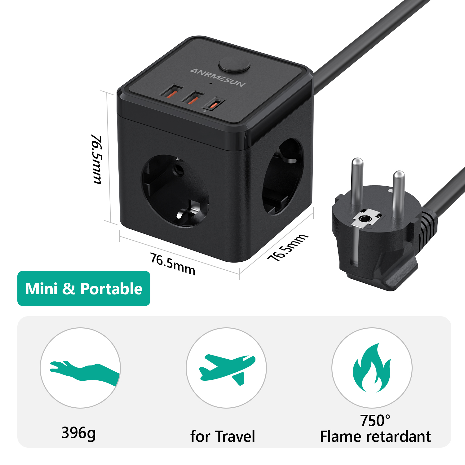 Универсальный сетевой удлините – обзор и цена Power Strip Flat