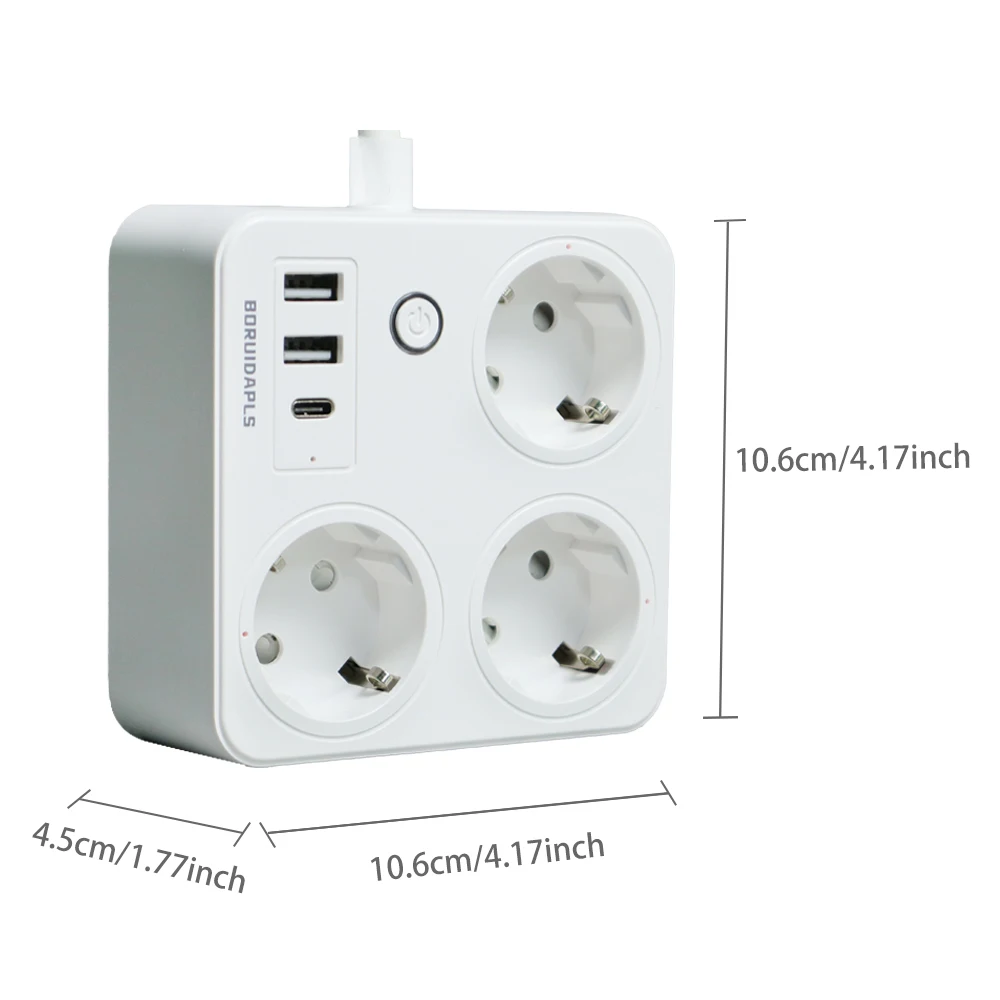 BORUIDAPLS ZigBee EU Умная сет – обзор и цена Power Strip Flat