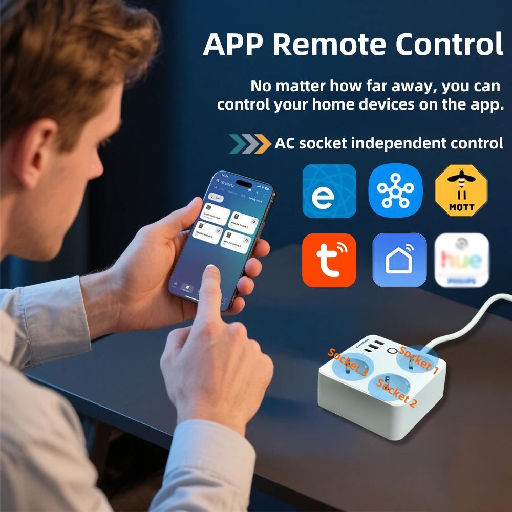 BORUIDAPLS ZigBee EU Умная сет – обзор и цена Power Strip Flat