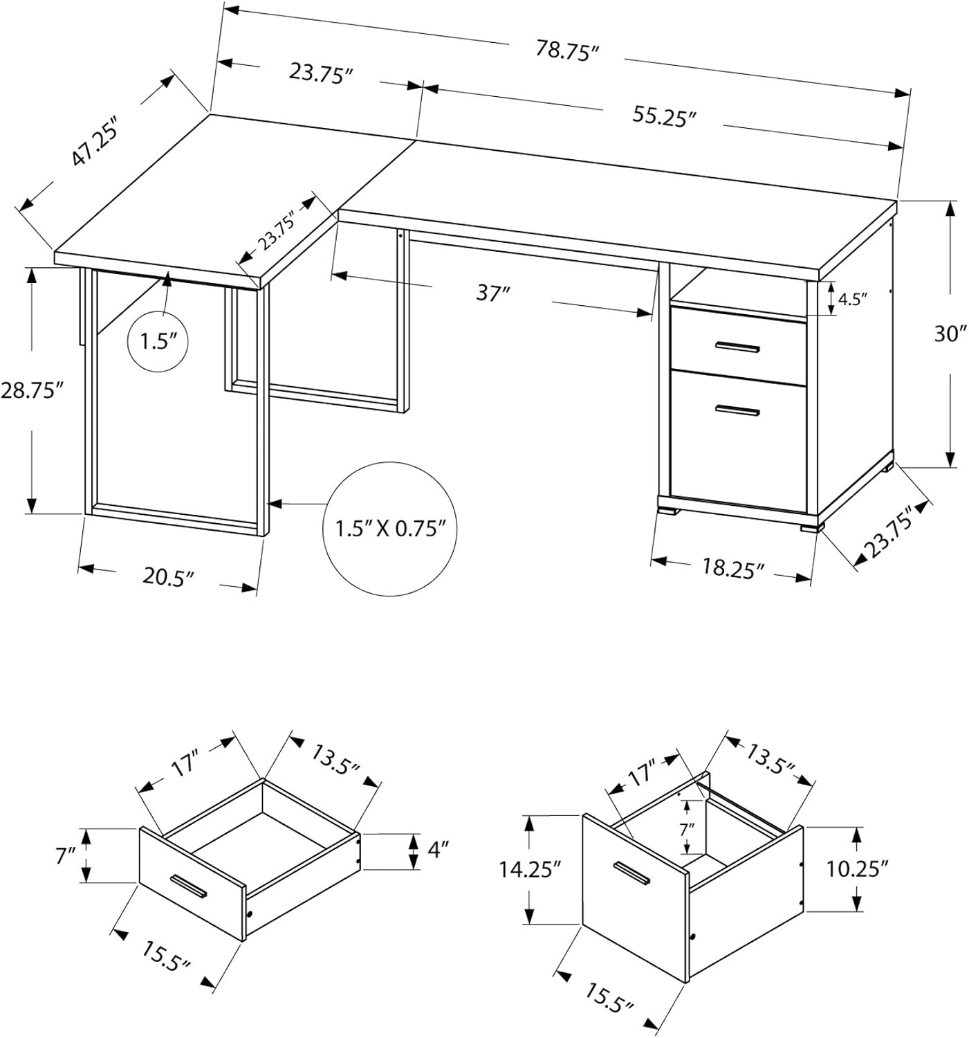 Компьютерный стол I 7257, для  – обзор и цена Work Desk Home Setup