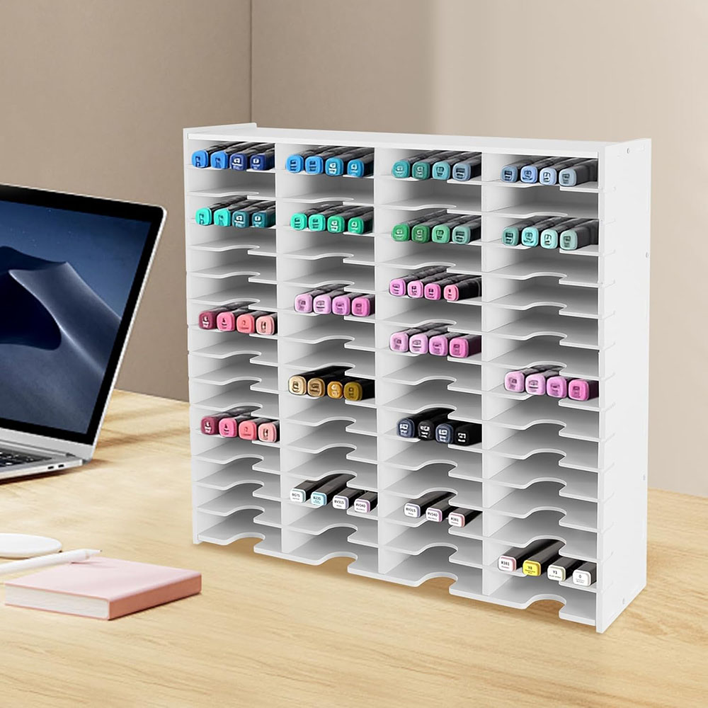 60-слотовая стойка для инструм – обзор и цена Desk Setup Organization